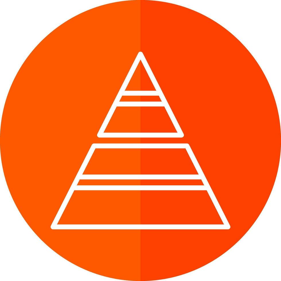 piramide vector icoon ontwerp