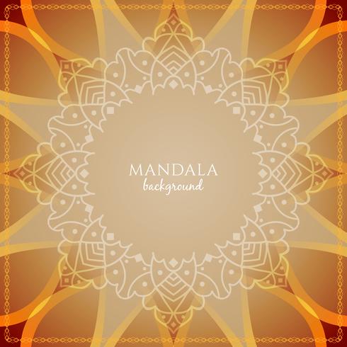 Abstracte decoratieve luxe mandala achtergrond vector