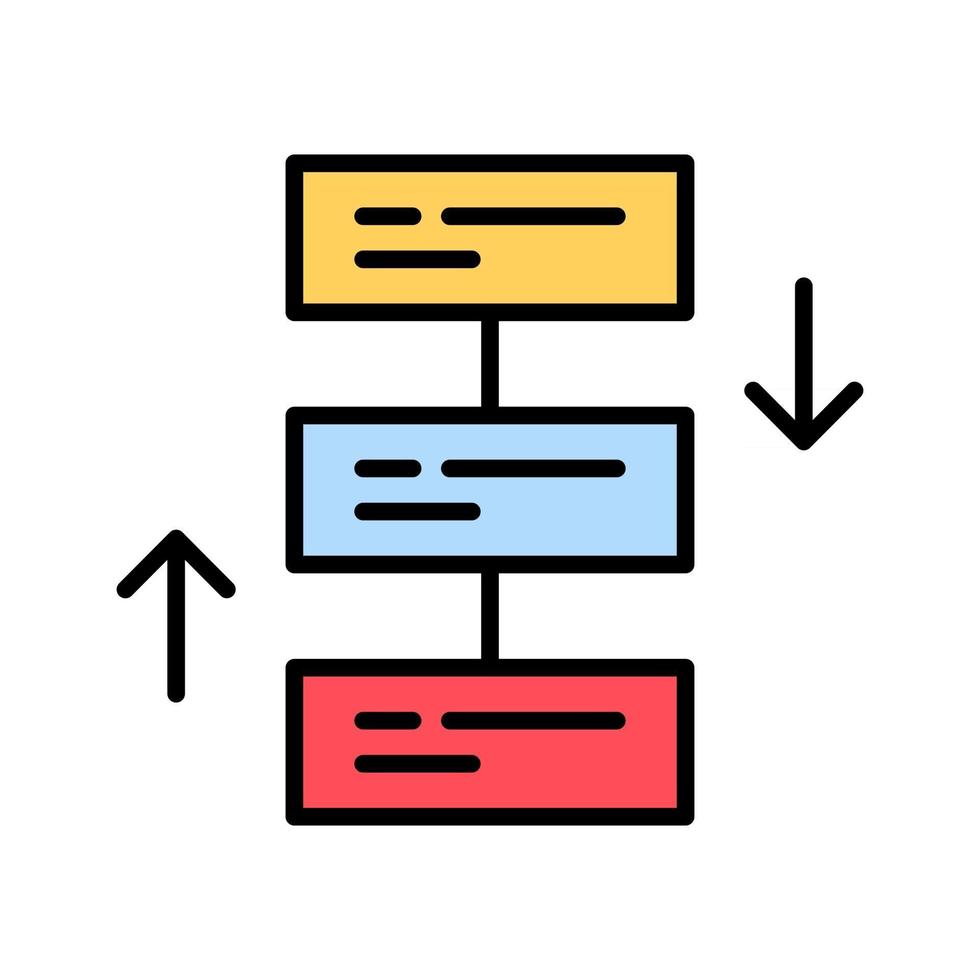 herschik taakpictogram vector