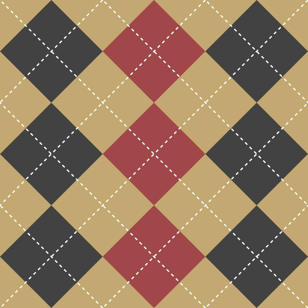 herfst toon kleur argyle patroon. argyle vector patroon. argyle patroon. naadloos meetkundig patroon voor kleding, omhulsel papier, achtergrond, achtergrond, geschenk kaart, trui.