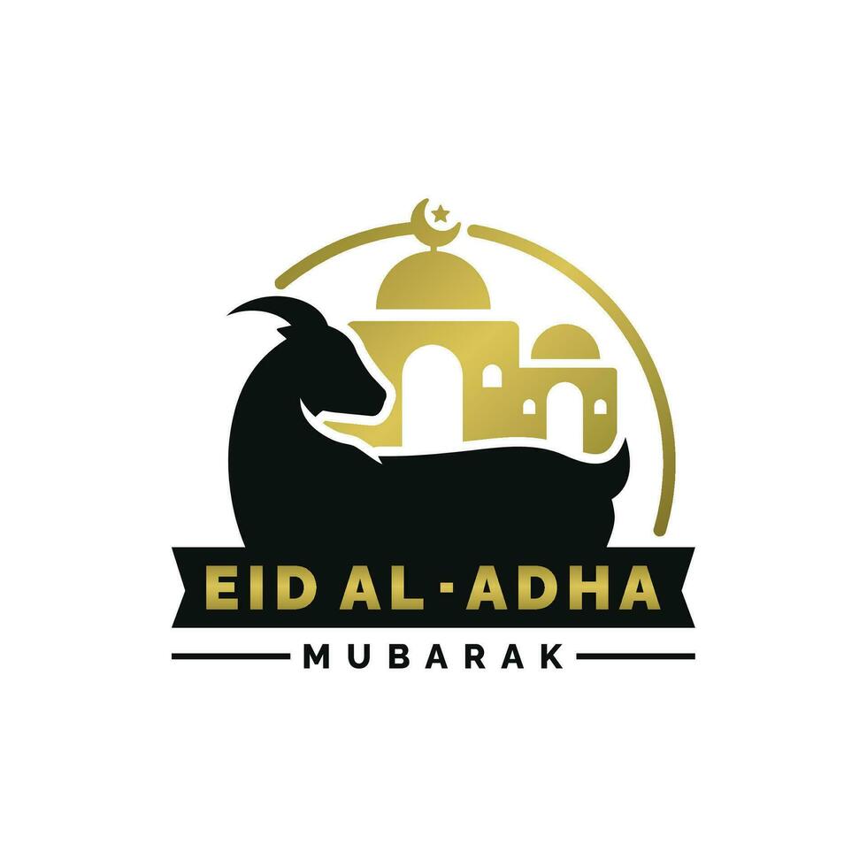 eid al adha illustratie. idul adha illustratie ontwerp vector