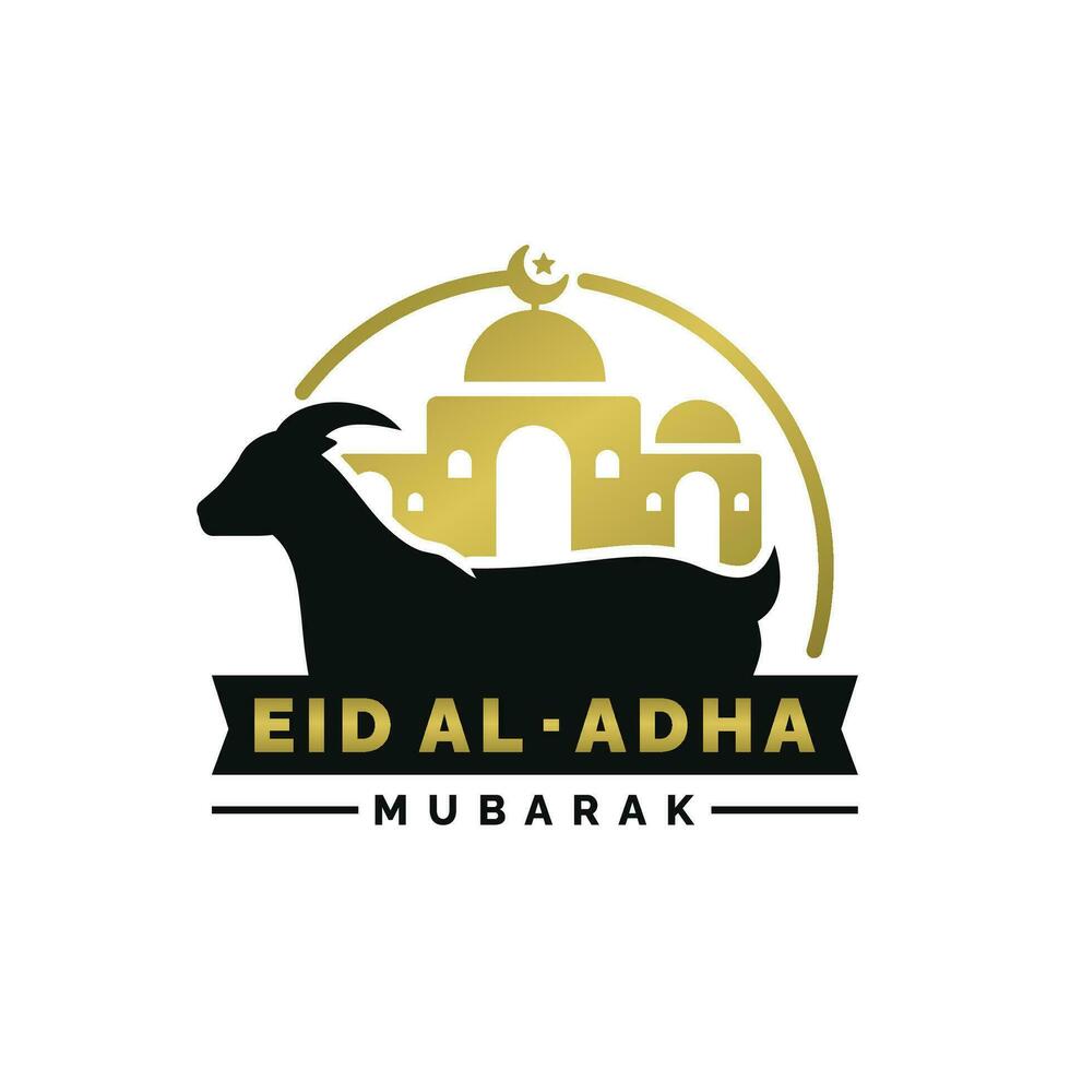 eid al adha illustratie. idul adha illustratie ontwerp vector