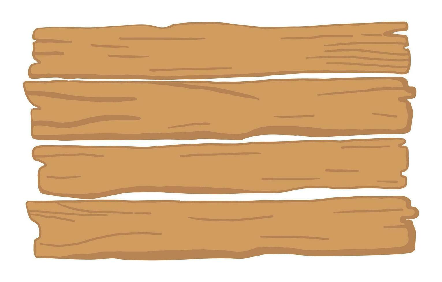 oud leeg houten planken, wijnoogst bar namen informatie - vector illustratie vlak tekenfilm.