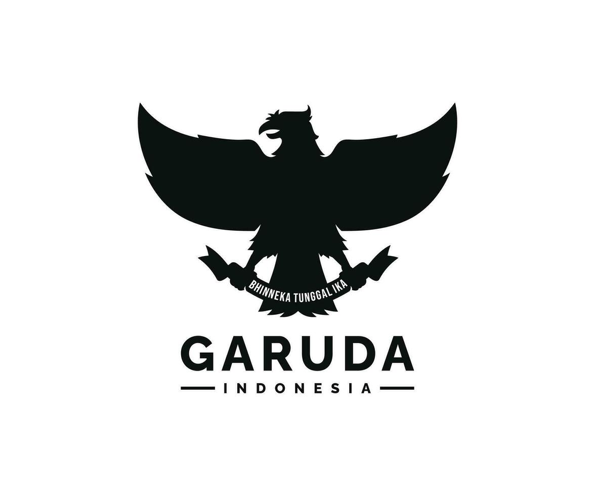 garuda Indonesië logo ontwerp vector