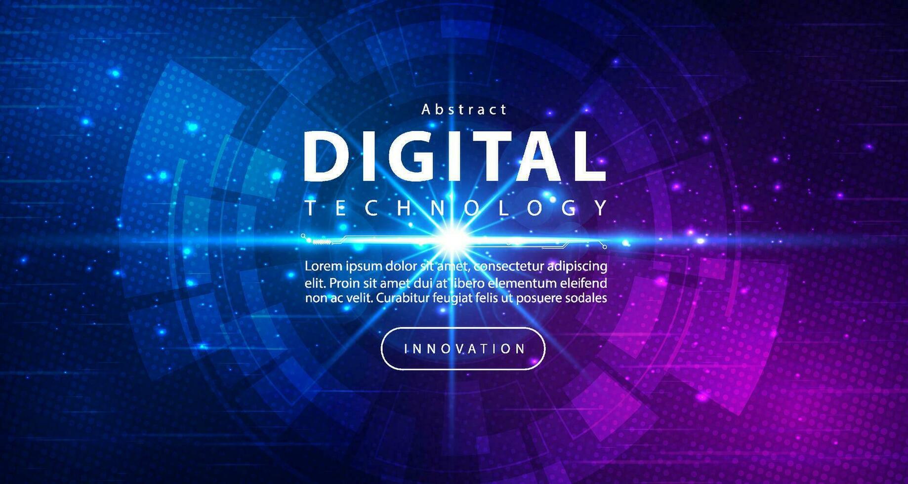 digitaal technologie snelheid internet netwerk verbinding blauw Purper achtergrond, cyber informatie, abstract gegevens aansluiten communicatie, innovatie metaverse futuristische techniek, ai groot gegevens, illustratie 3d vector