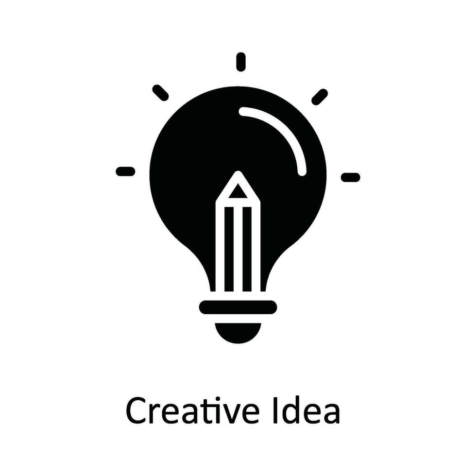 creatief idee vector solide icoon ontwerp illustratie. cyber veiligheid symbool Aan wit achtergrond eps 10 het dossier