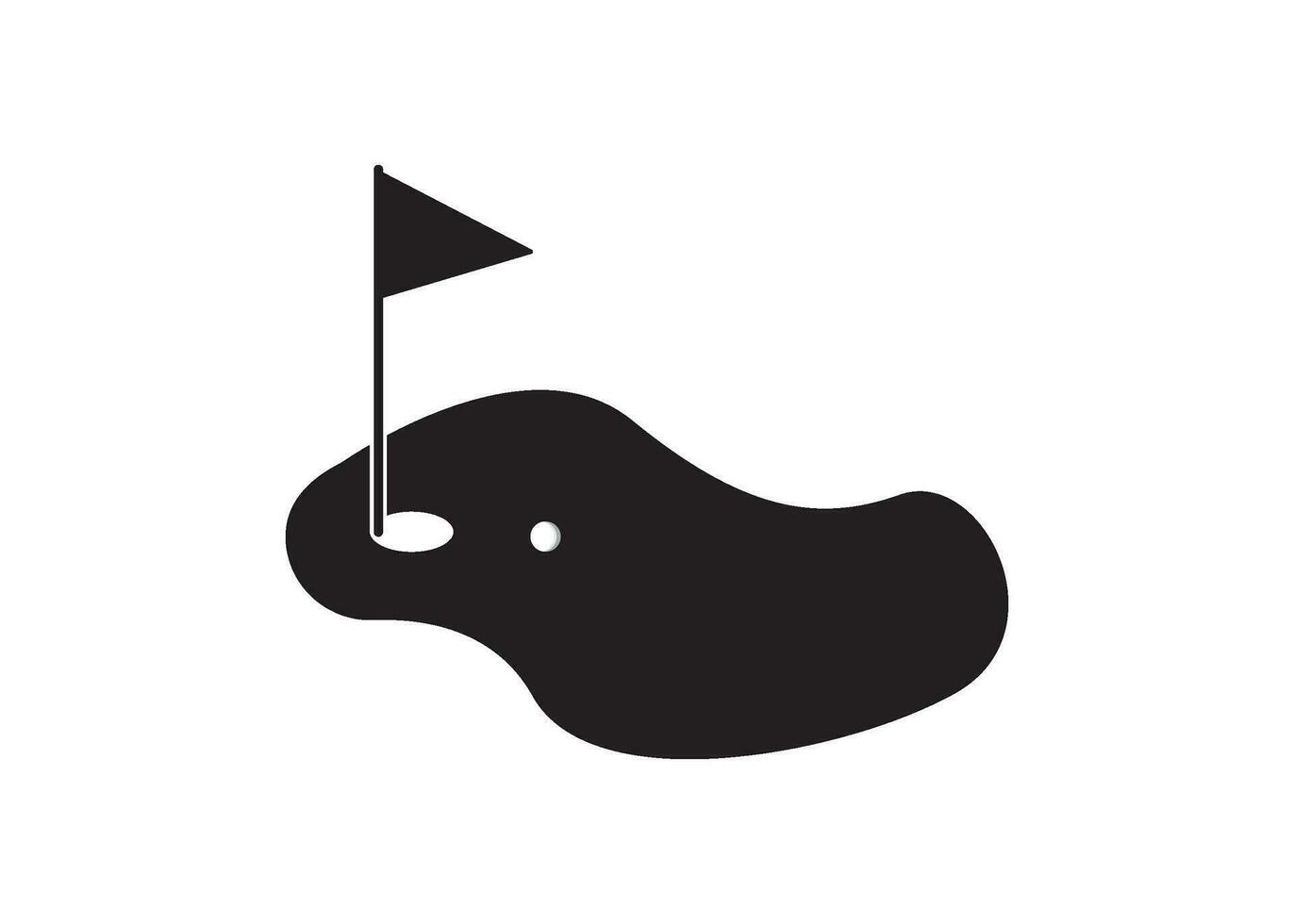 golf veld- icoon ontwerp vector