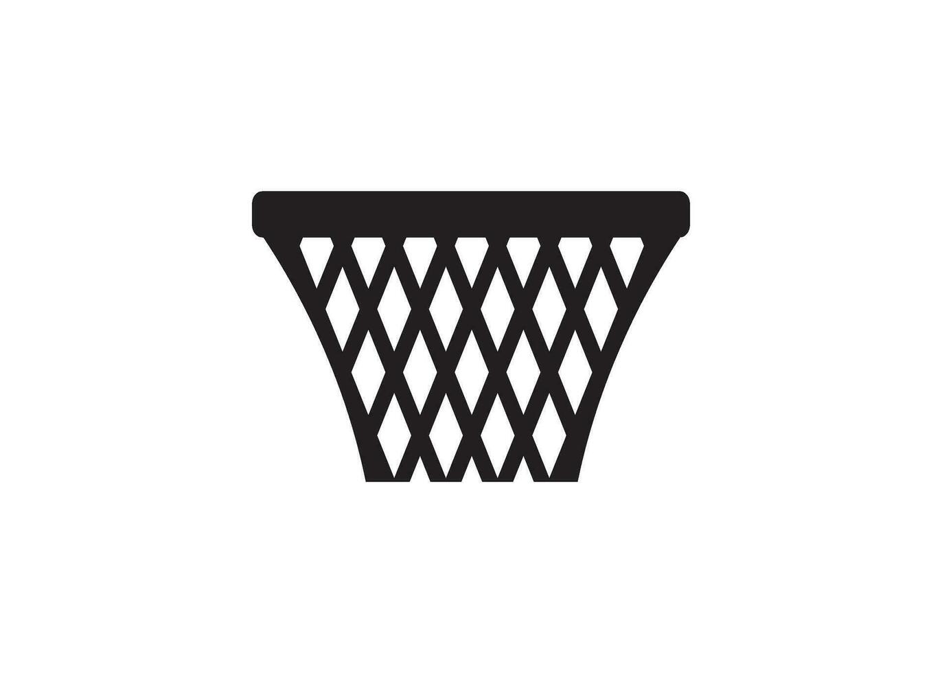 basketbal netto icoon ontwerp vector