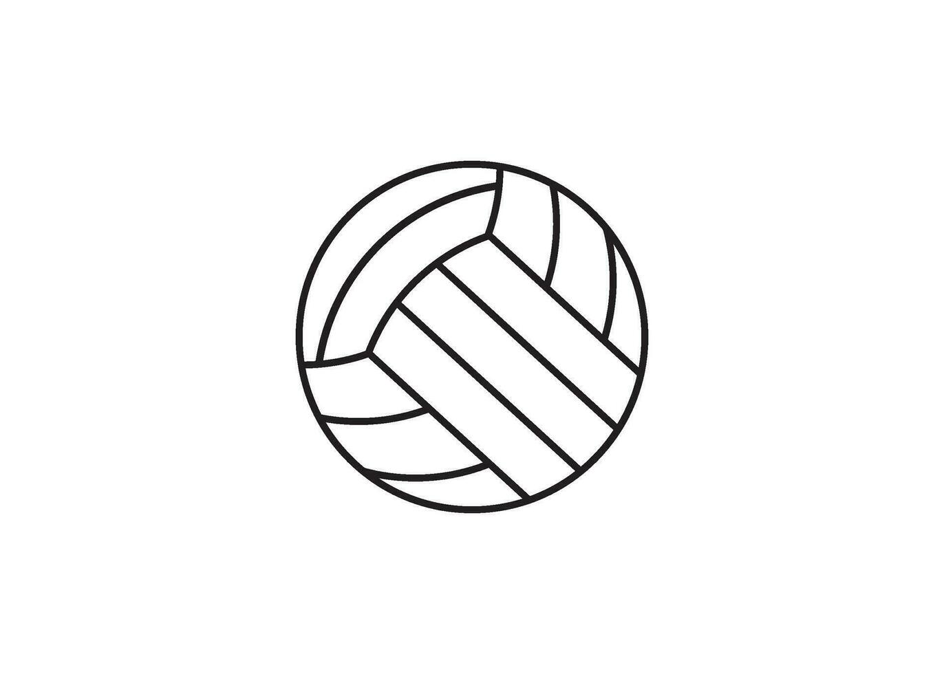 volleybal icoon ontwerp vector