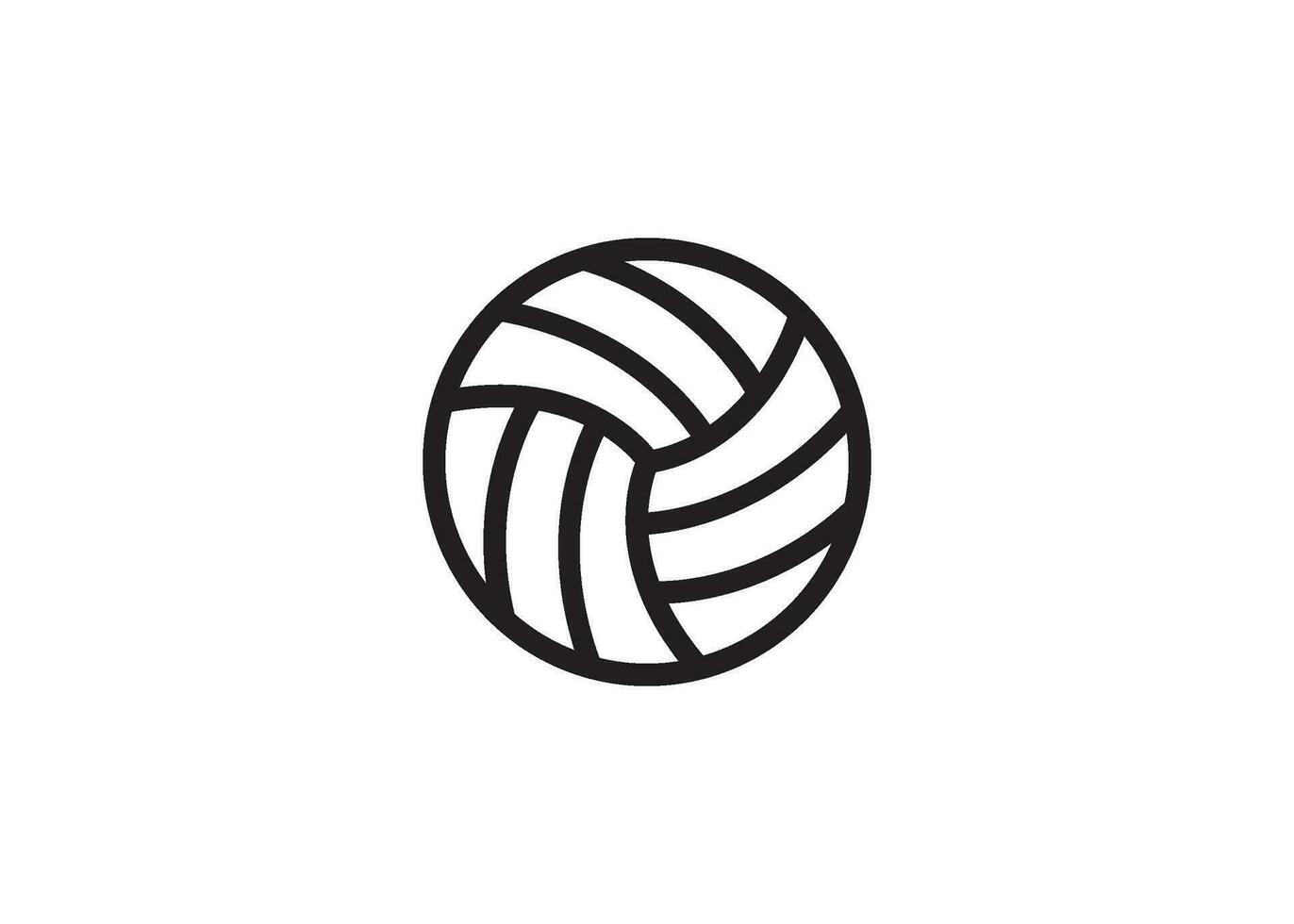 volleybal icoon ontwerp vector