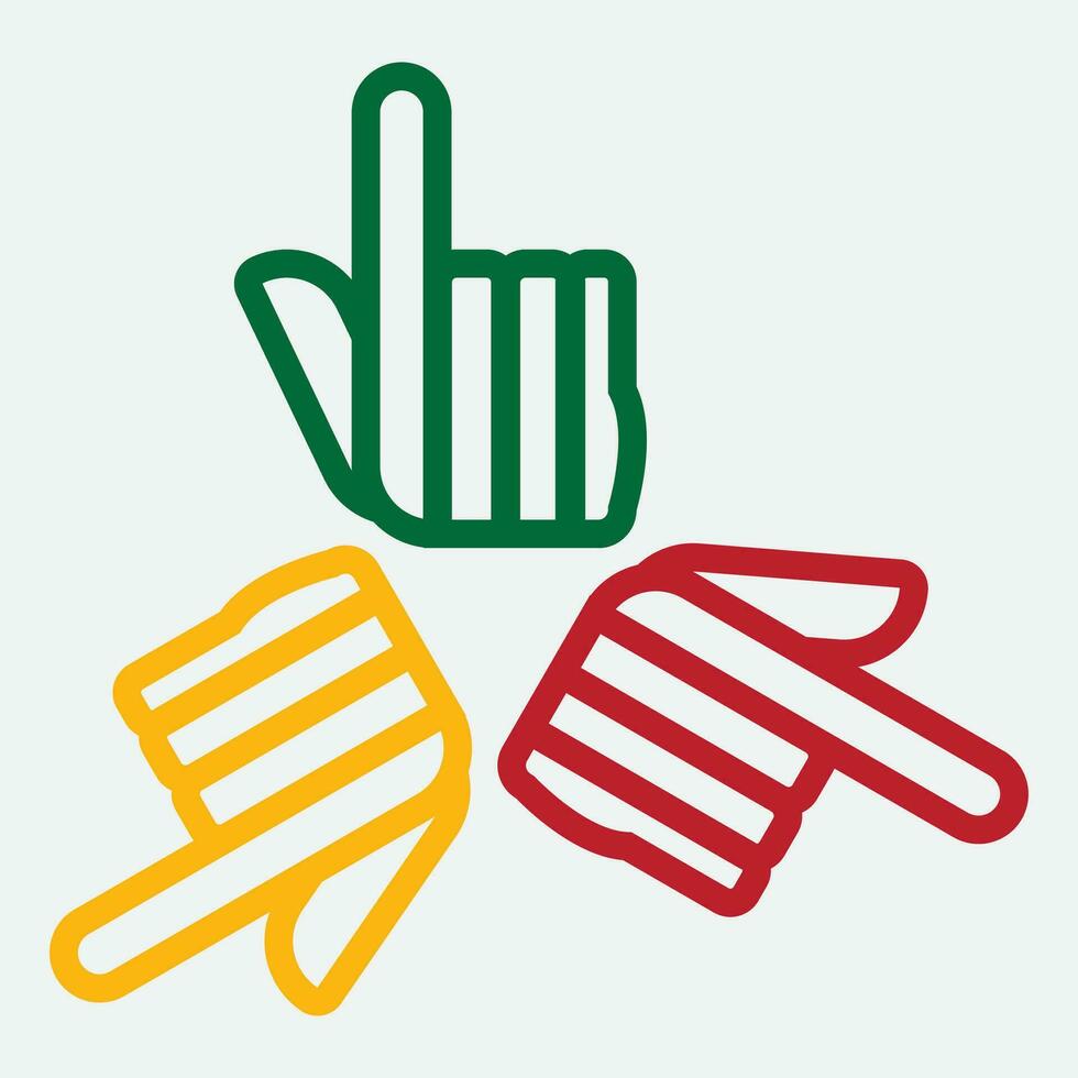 hand- getrokken gemeenschap logo vector