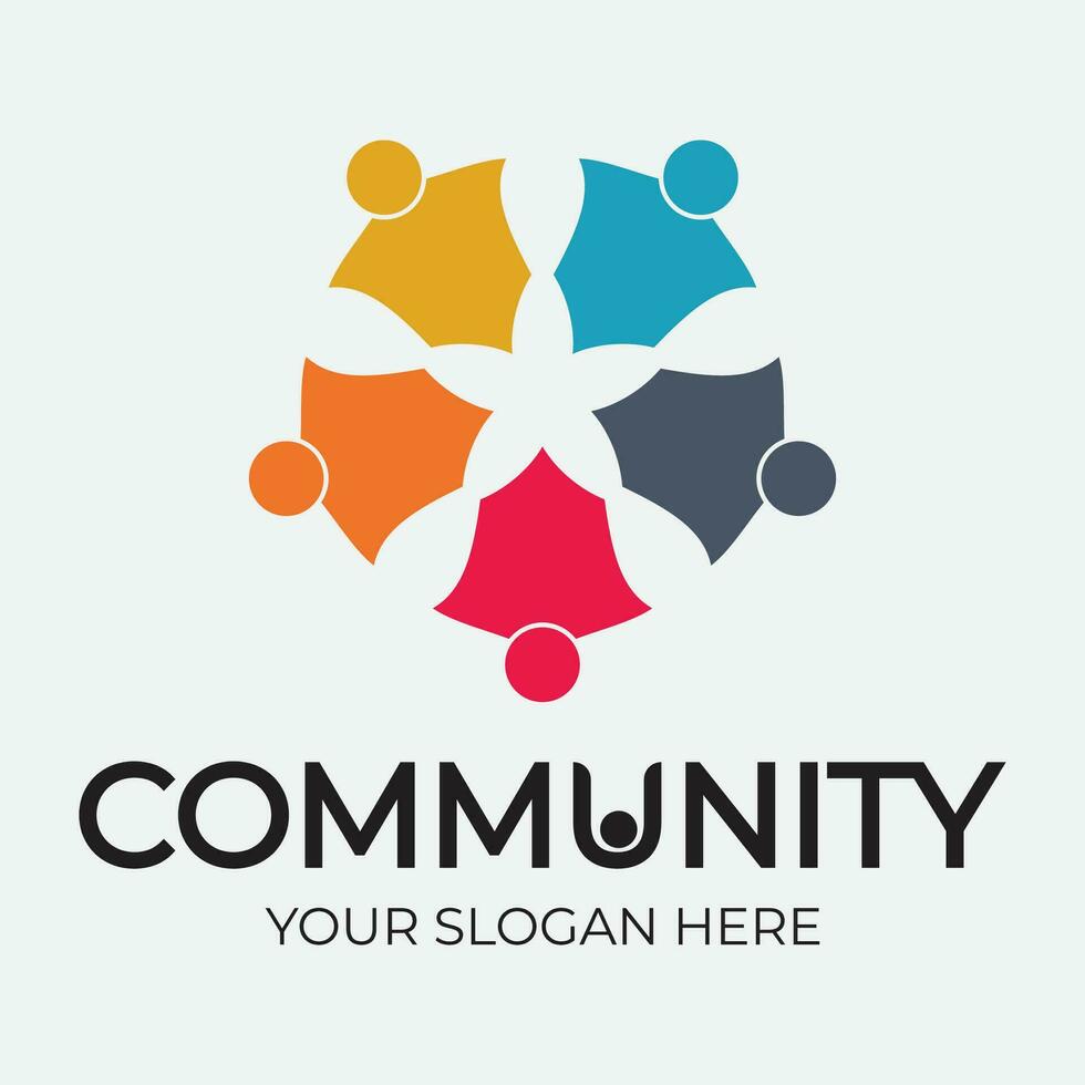 gemeenschaps-, netwerk- en sociaal pictogram vector