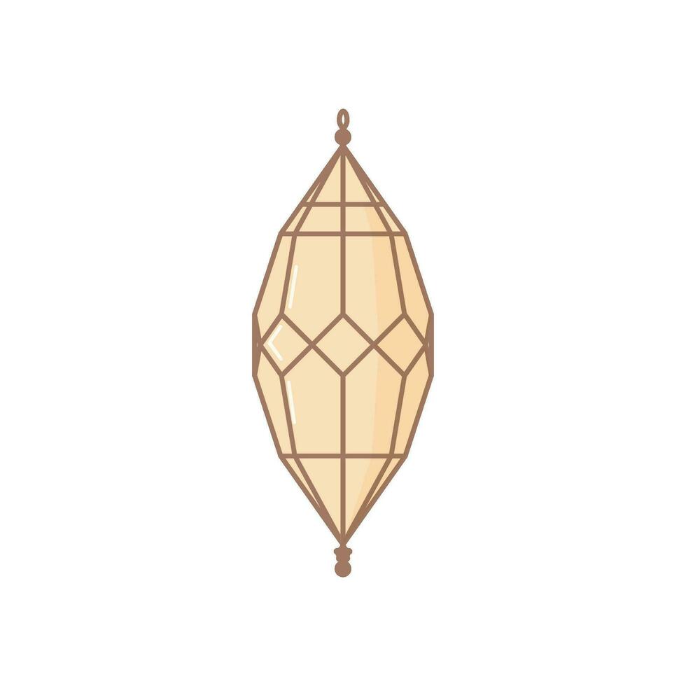 Ramadan lamp in Arabisch stijl. tekenfilm vector illustratie ontwerp