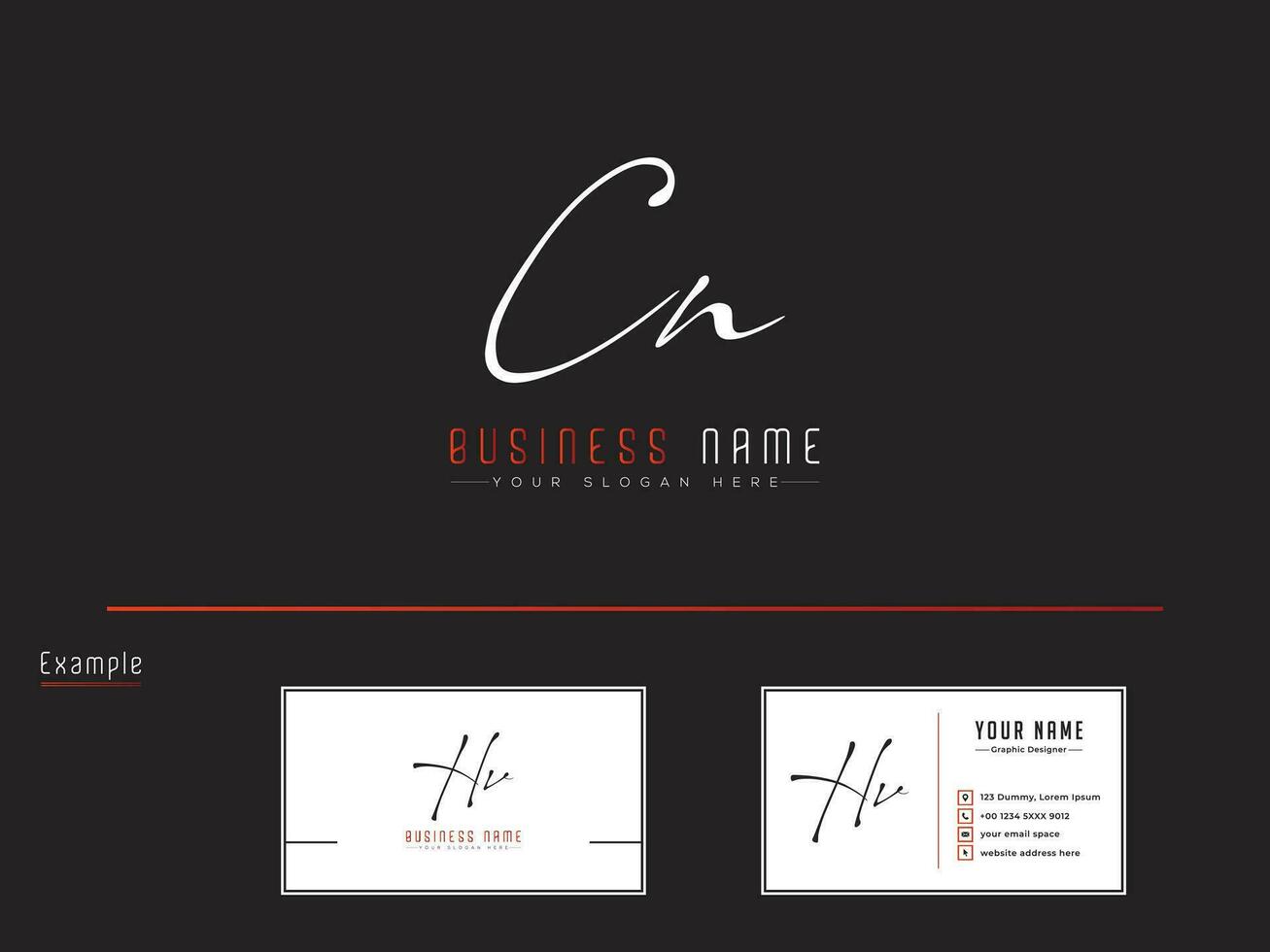 initialen cn luxe brief logo, handtekening cn logo brief vector