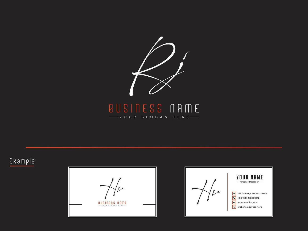 eerste rj handtekening logo, vrouwelijk luxe rj logo brief ontwerp vector