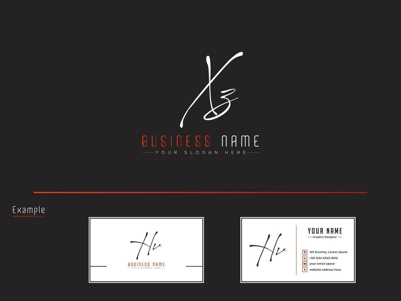 minimalistische xz handtekening brief logo met bedrijf kaart, eerste luxe xz logo icoon ontwerp vector