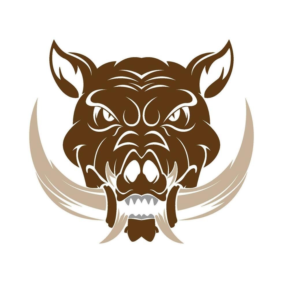 wrattenzwijn icoon logo ontwerp vector