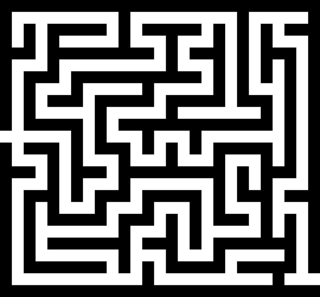 vrij vector doolhof voor kinderen. vrij vector labyrint spel manier