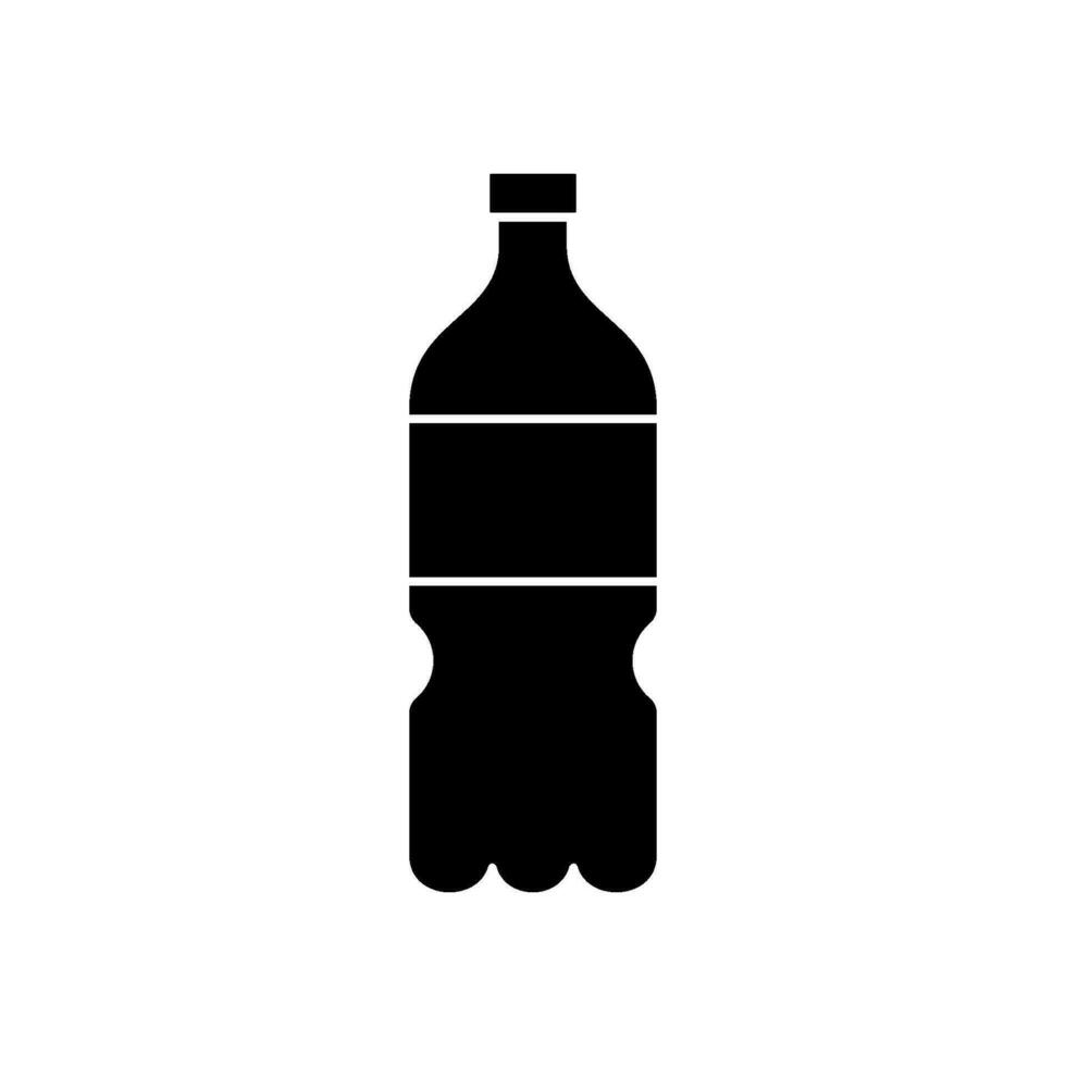 plastic fles icoon vector ontwerp Sjablonen gemakkelijk en modern concept