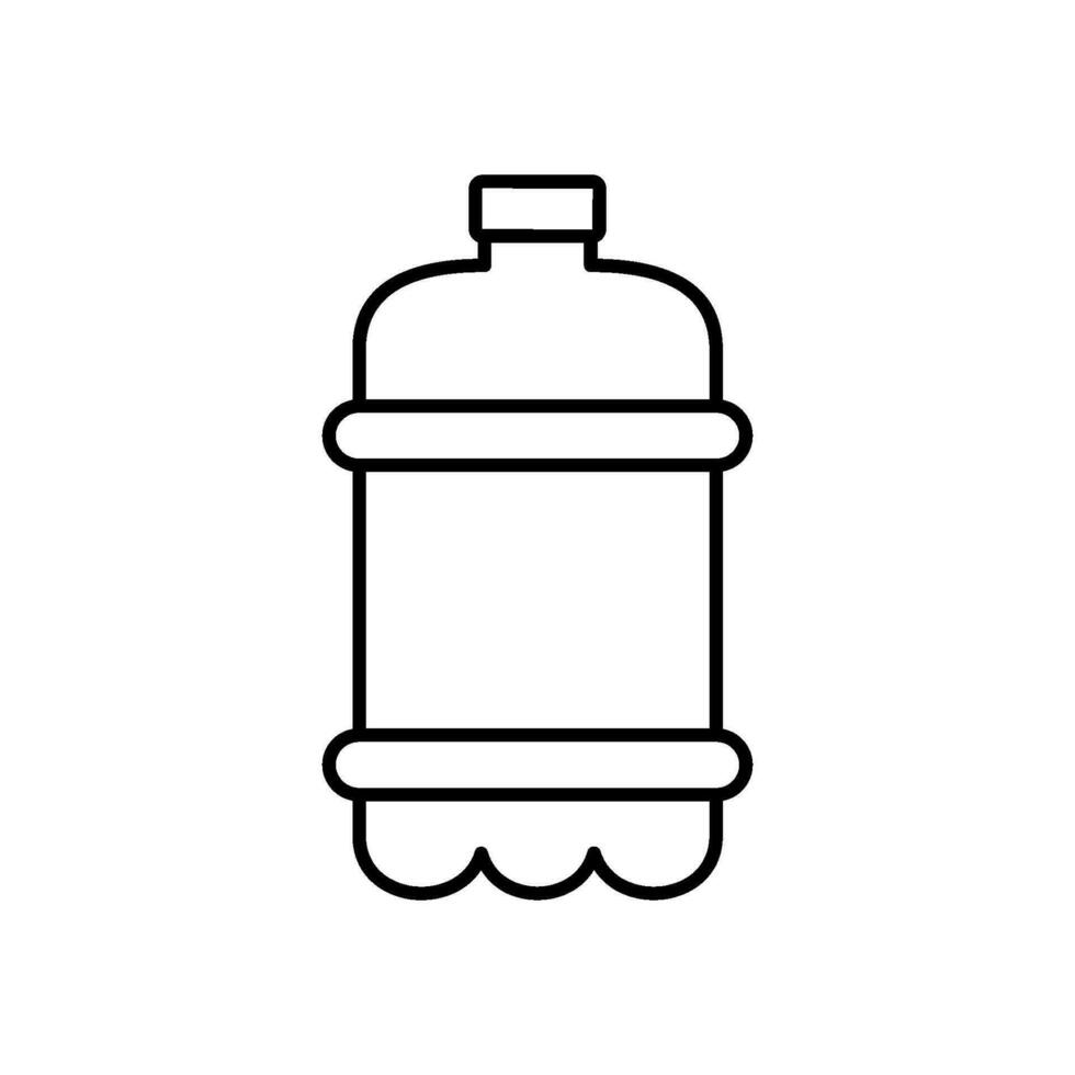 plastic fles icoon vector ontwerp Sjablonen gemakkelijk en modern concept