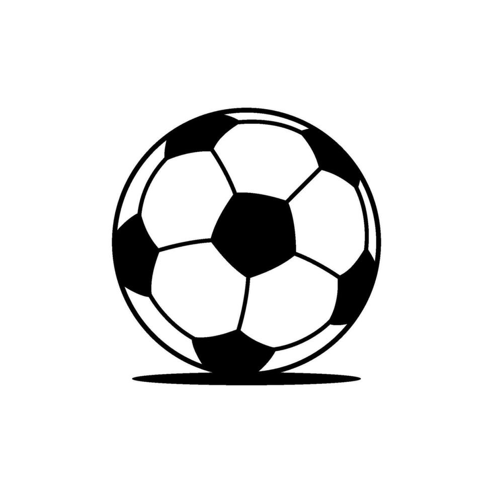 voetbal bal icoon vector ontwerp Sjablonen gemakkelijk en modern