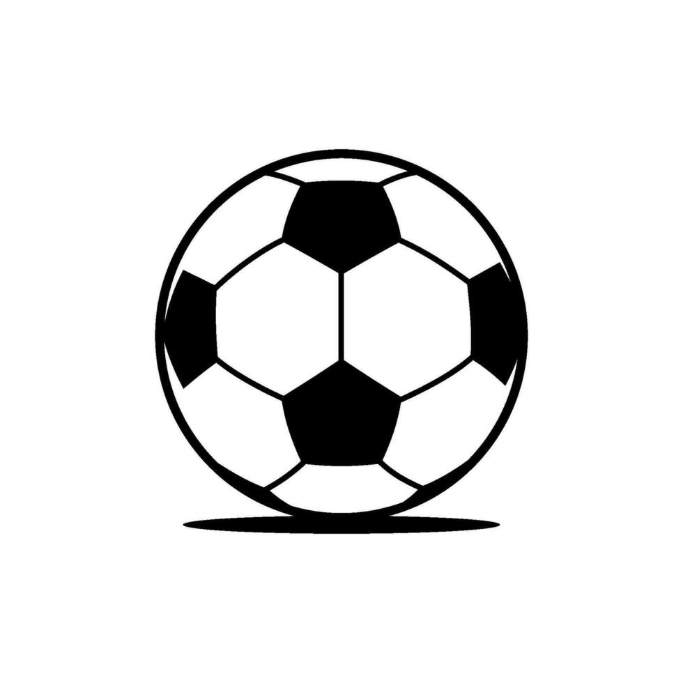 voetbal bal icoon vector ontwerp Sjablonen gemakkelijk en modern