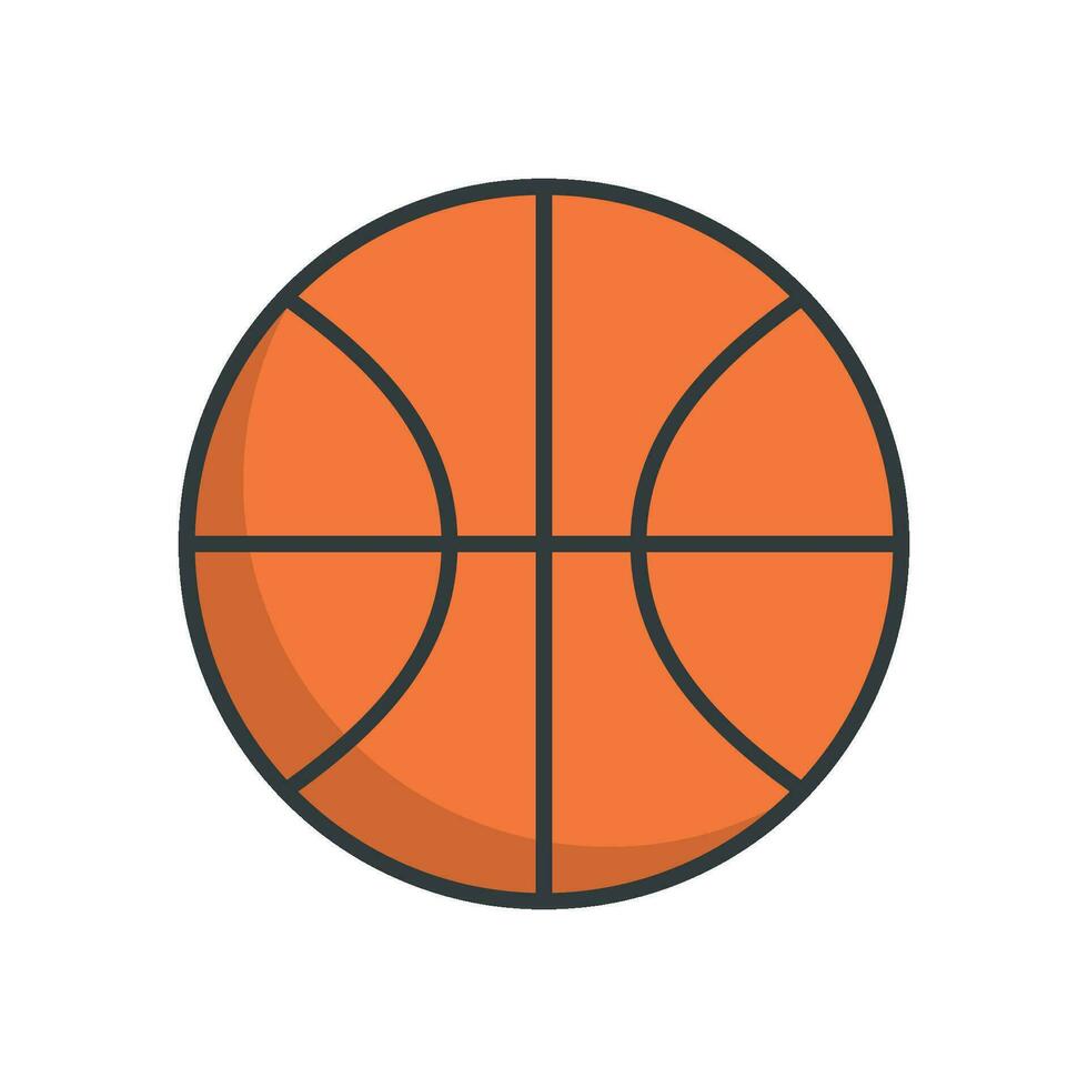 basketbal icoon vector ontwerp Sjablonen gemakkelijk en modern