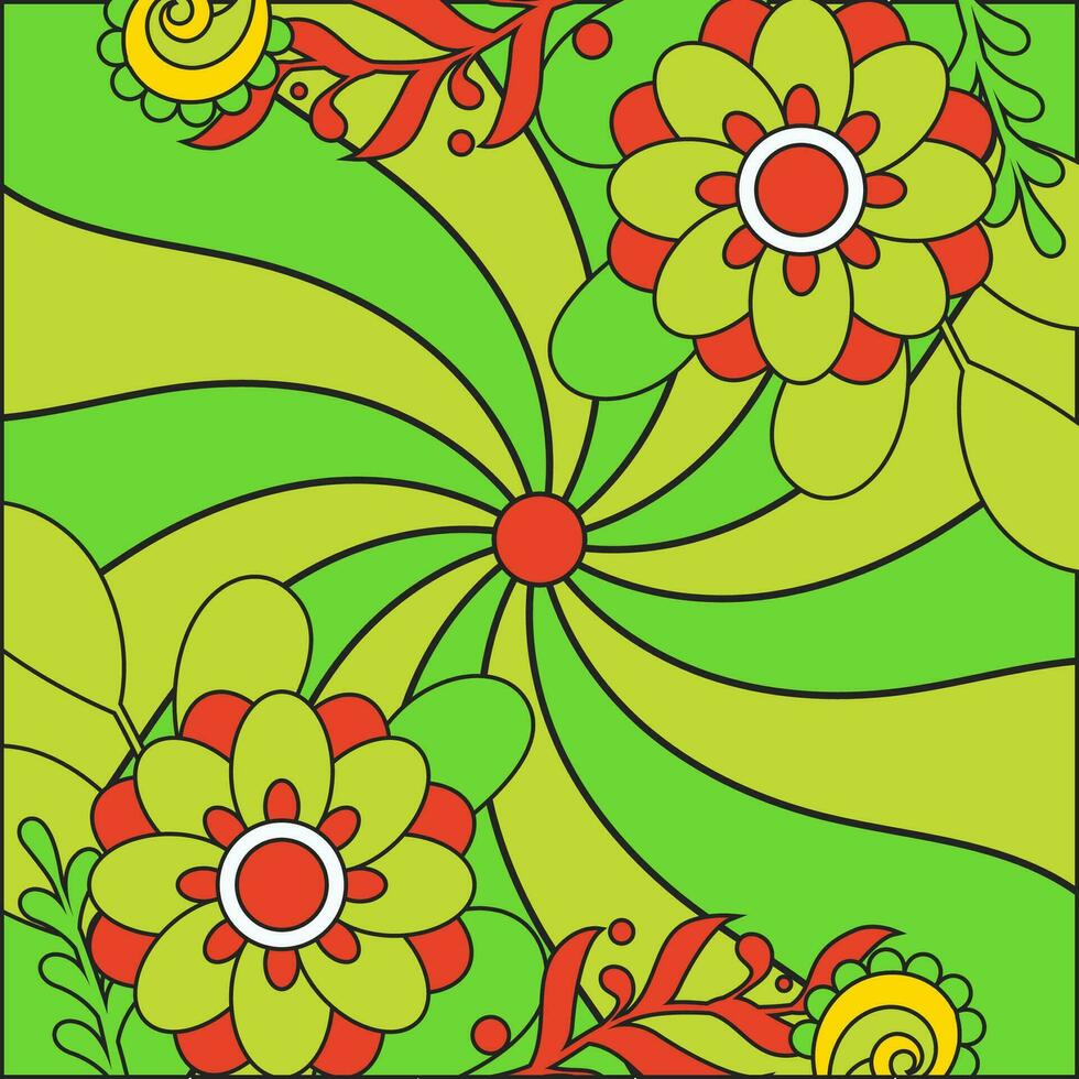 illustratie psychedelisch achtergrond vector kleurrijk. vector eps 10