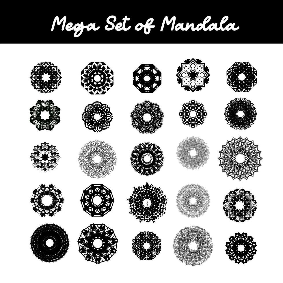 klaar naar downloaden mandala knoeien vector