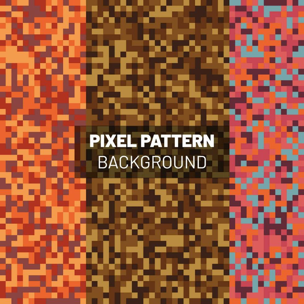pixel patroon abstract achtergrond ontwerp vector