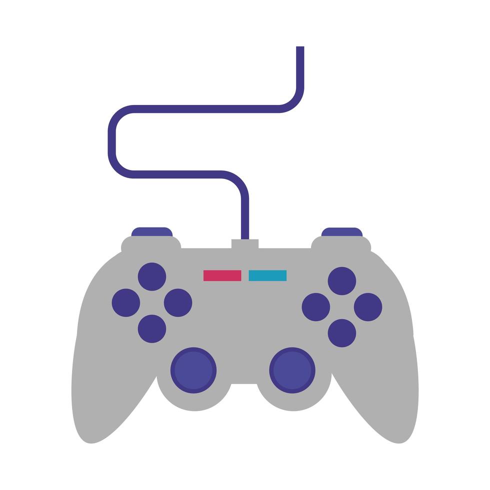 video game controle platte stijlicoon vector