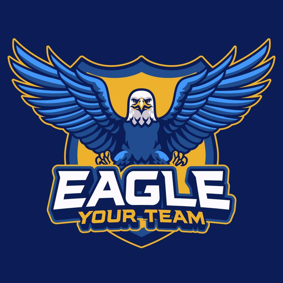 vector adelaar mascotte sport logo illustratie