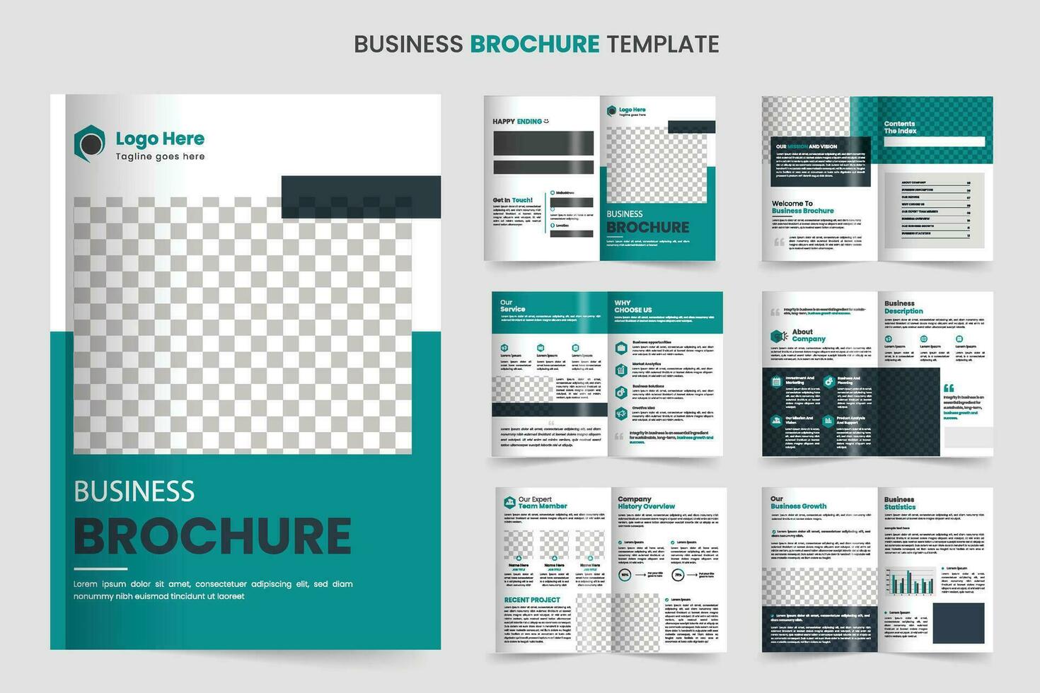 brochure sjabloon lay-out ontwerp en zakelijke bedrijf profiel brochure sjabloon ontwerp vector