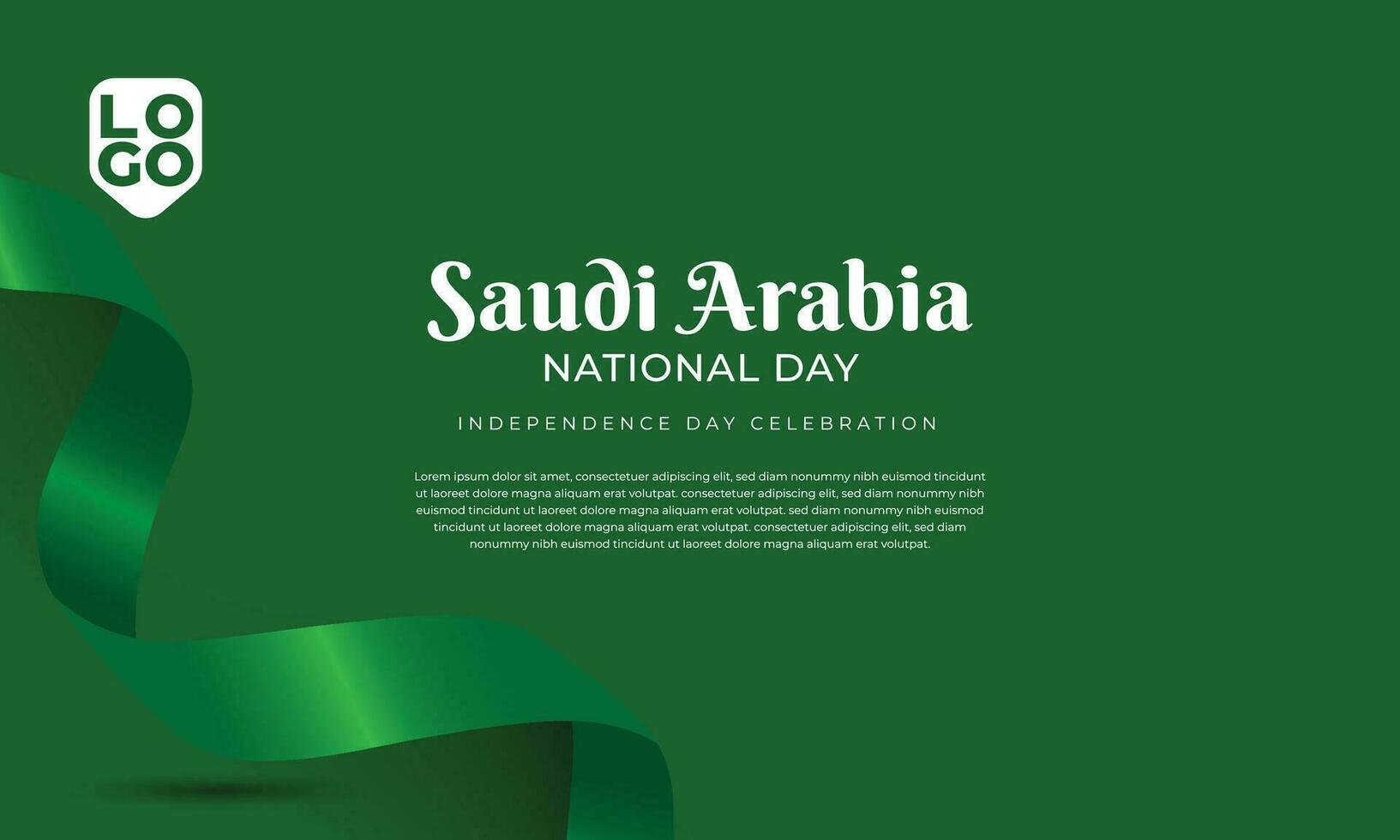 koninkrijk van saudi Arabië nationaal dag vector