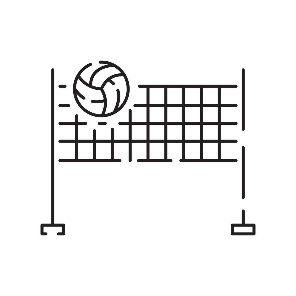 sport lijn pictogrammen. sport- items en spellen vector illustraties bal. Gezondheid levensstijl en teken.