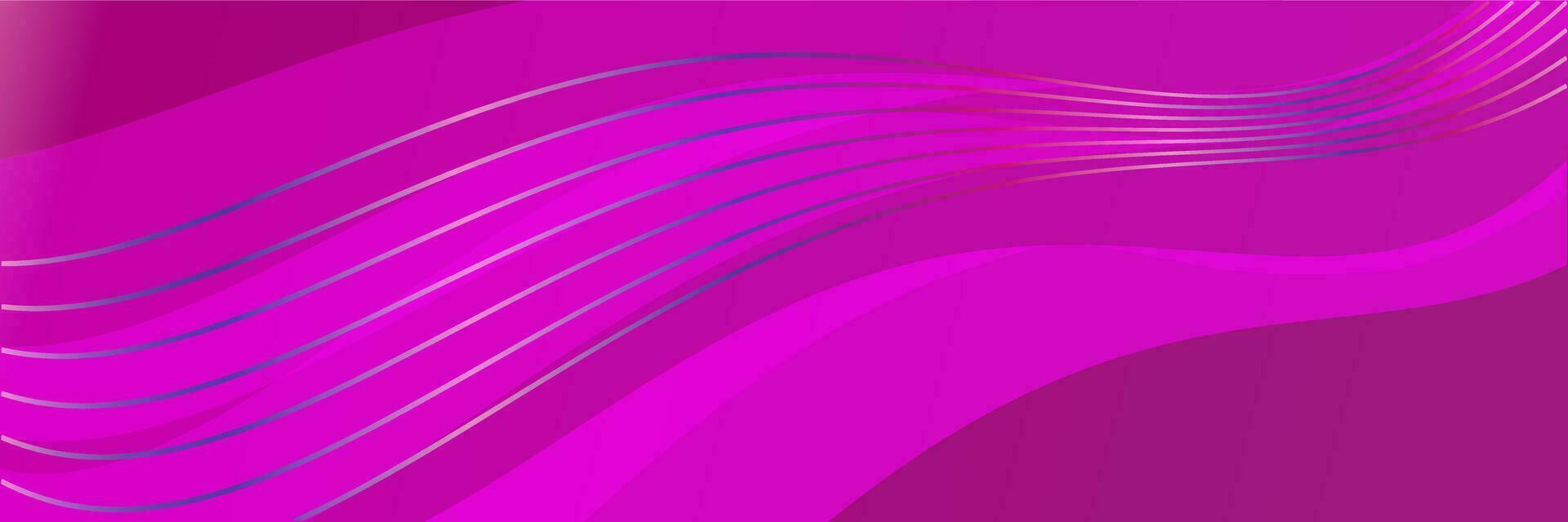 vector abstract gloeiend roze lila achtergrond. horizontaal banner.gloeiend geometrie lijnen. wazig helling sjabloon. eps10 vector