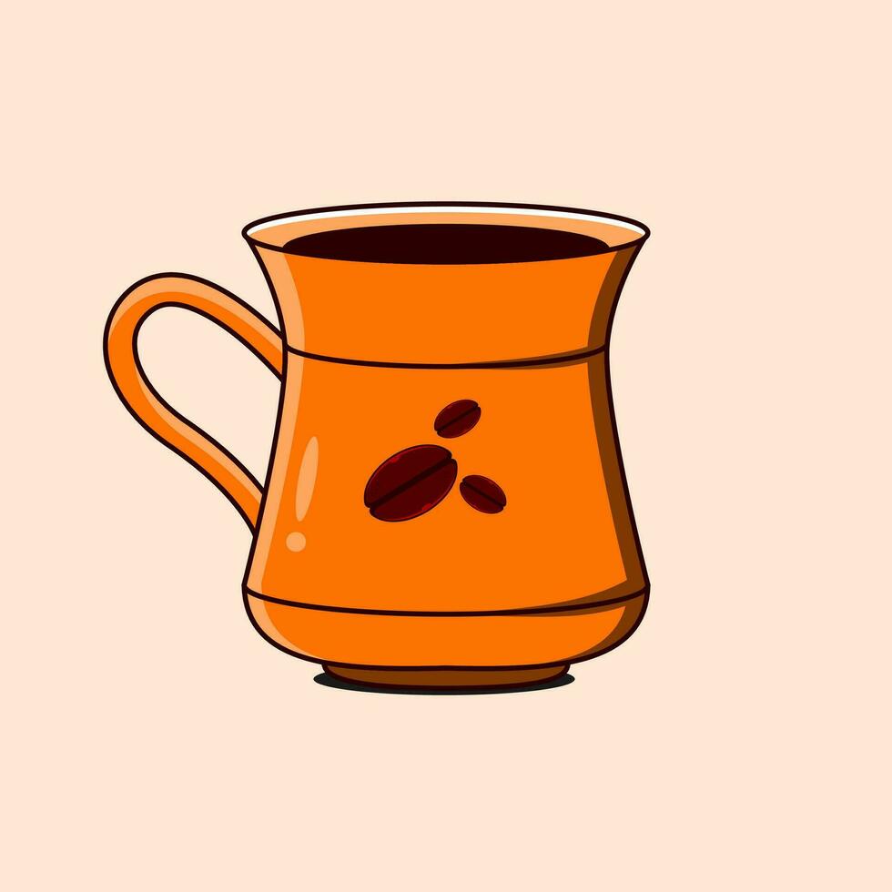 kop van koffie icoon ontwerp illustratie vector