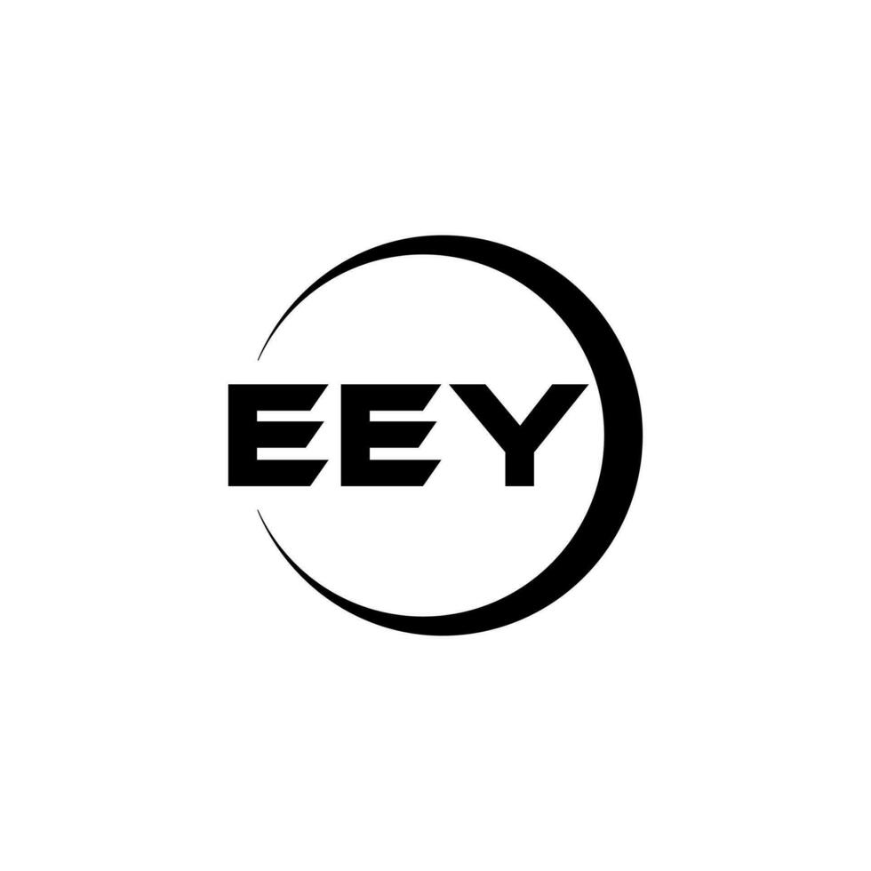 eey brief logo ontwerp in illustratie. vector logo, schoonschrift ontwerpen voor logo, poster, uitnodiging, enz.