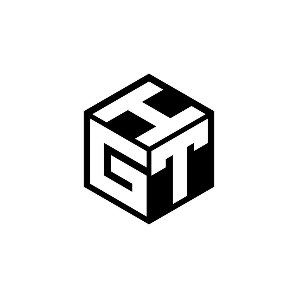 gti brief logo ontwerp in illustratie. vector logo, schoonschrift ontwerpen voor logo, poster, uitnodiging, enz.