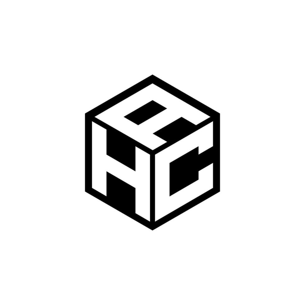 hca brief logo ontwerp in illustratie. vector logo, schoonschrift ontwerpen voor logo, poster, uitnodiging, enz.