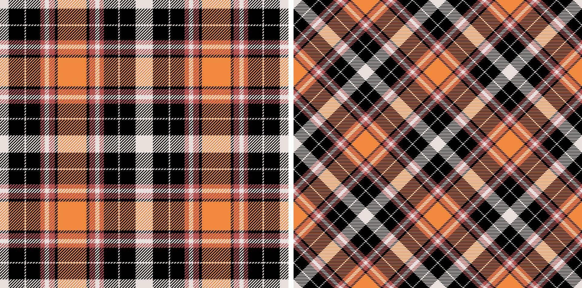 patroon plaid controleren van Schotse ruit achtergrond naadloos met een textiel structuur vector kleding stof.