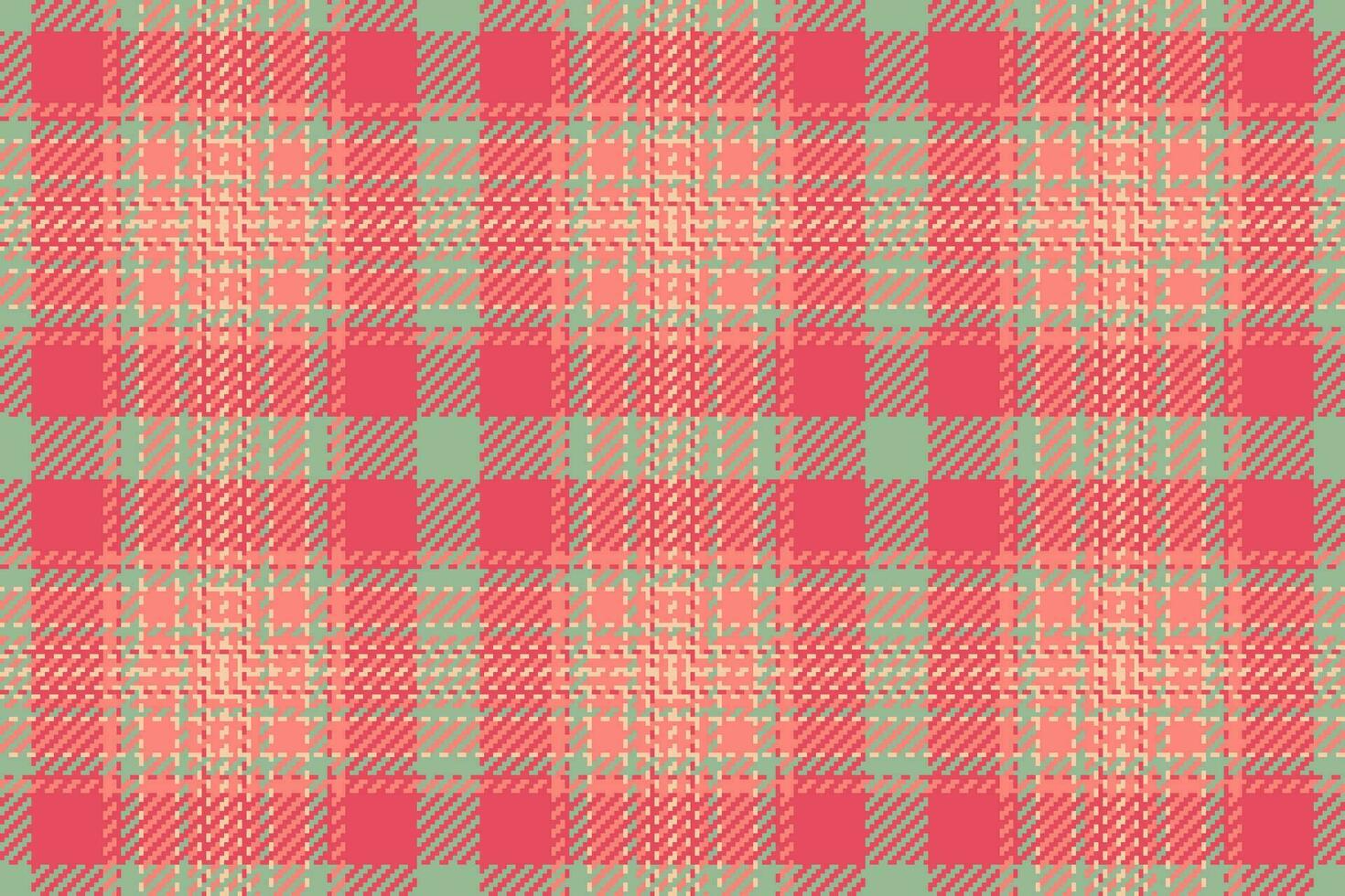 naadloos Schotse ruit plaid van controleren achtergrond kleding stof met een structuur vector textiel patroon.