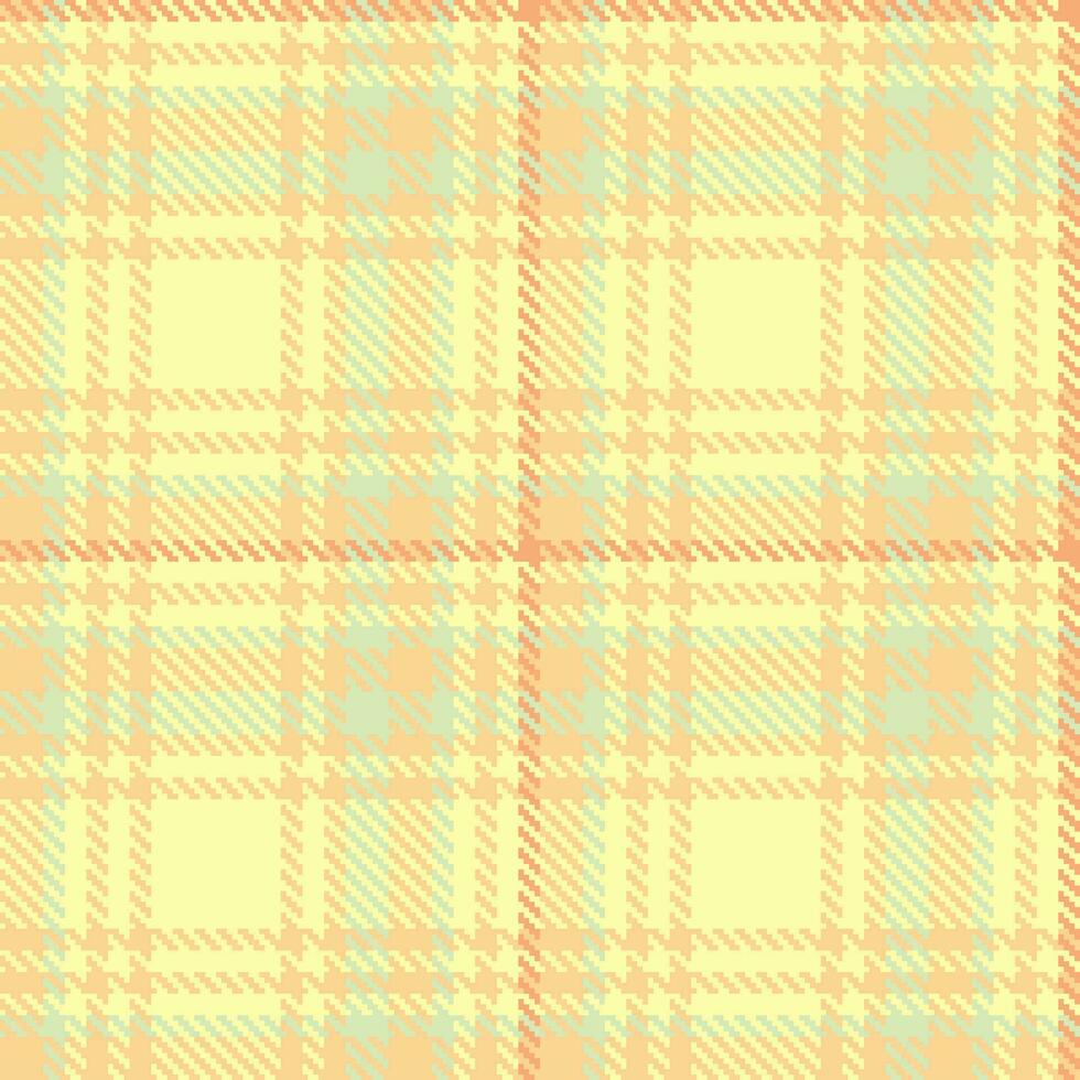 patroon plaid controleren van naadloos textiel structuur met een kleding stof achtergrond vector tartan.