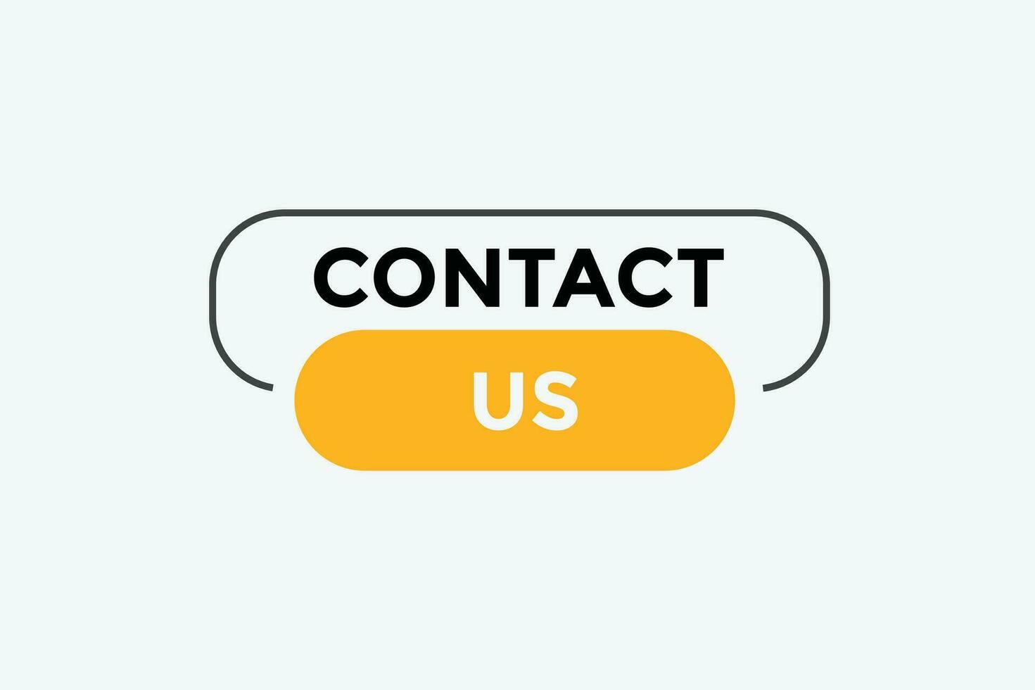 contact ons knop web banier Sjablonen. vector illustratie