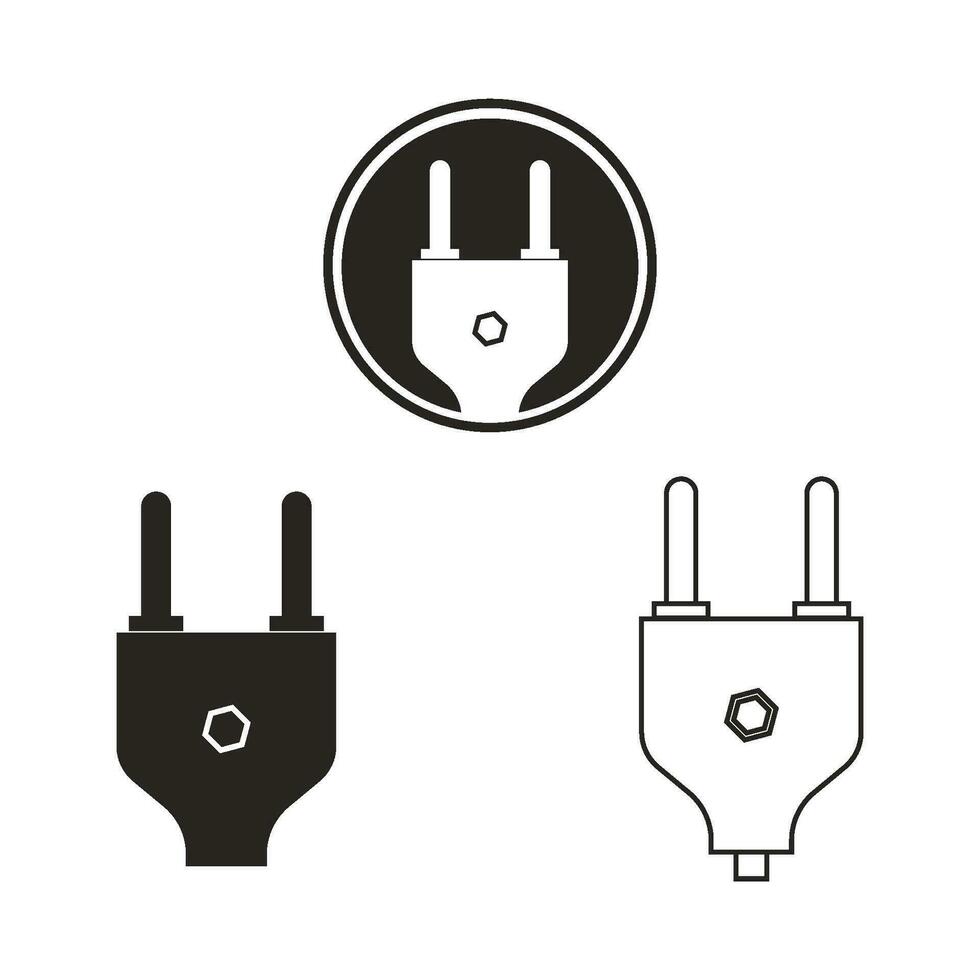 elektrische stekker pictogram vector