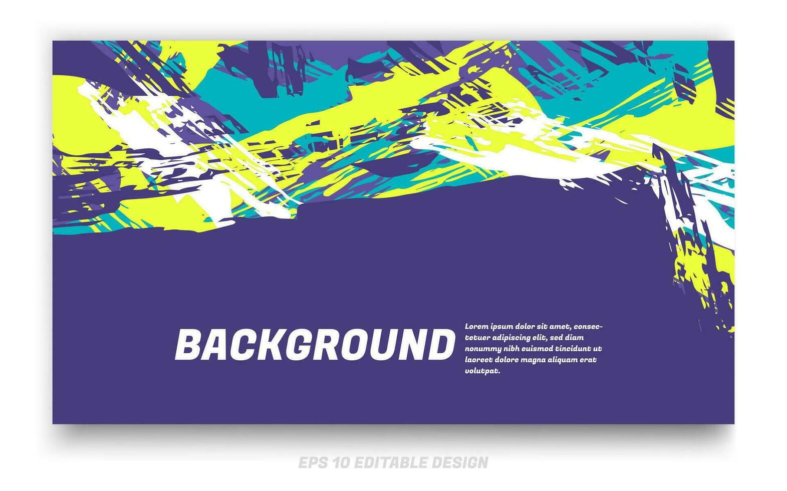 abstract landschap achtergrond Hoes ontwerp met borstel beroertes concept. ontwerp element voor affiches, tijdschriften, boek dekt, brochure sjabloon, folder, presentatie. vector