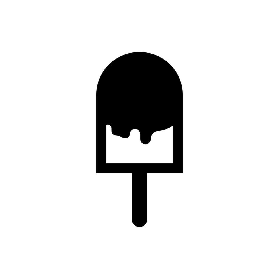 ijslolly icoon, logo geïsoleerd Aan wit achtergrond vector