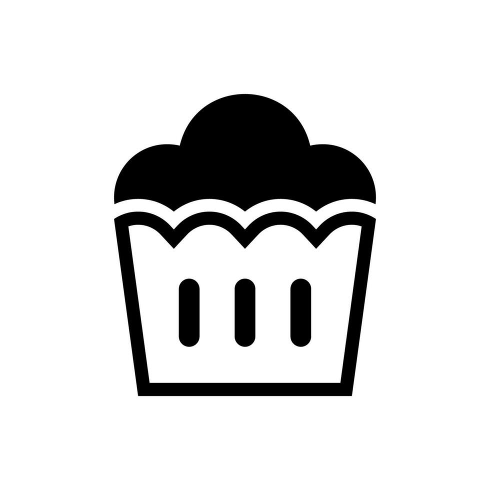 koekje icoon, logo geïsoleerd Aan wit achtergrond vector