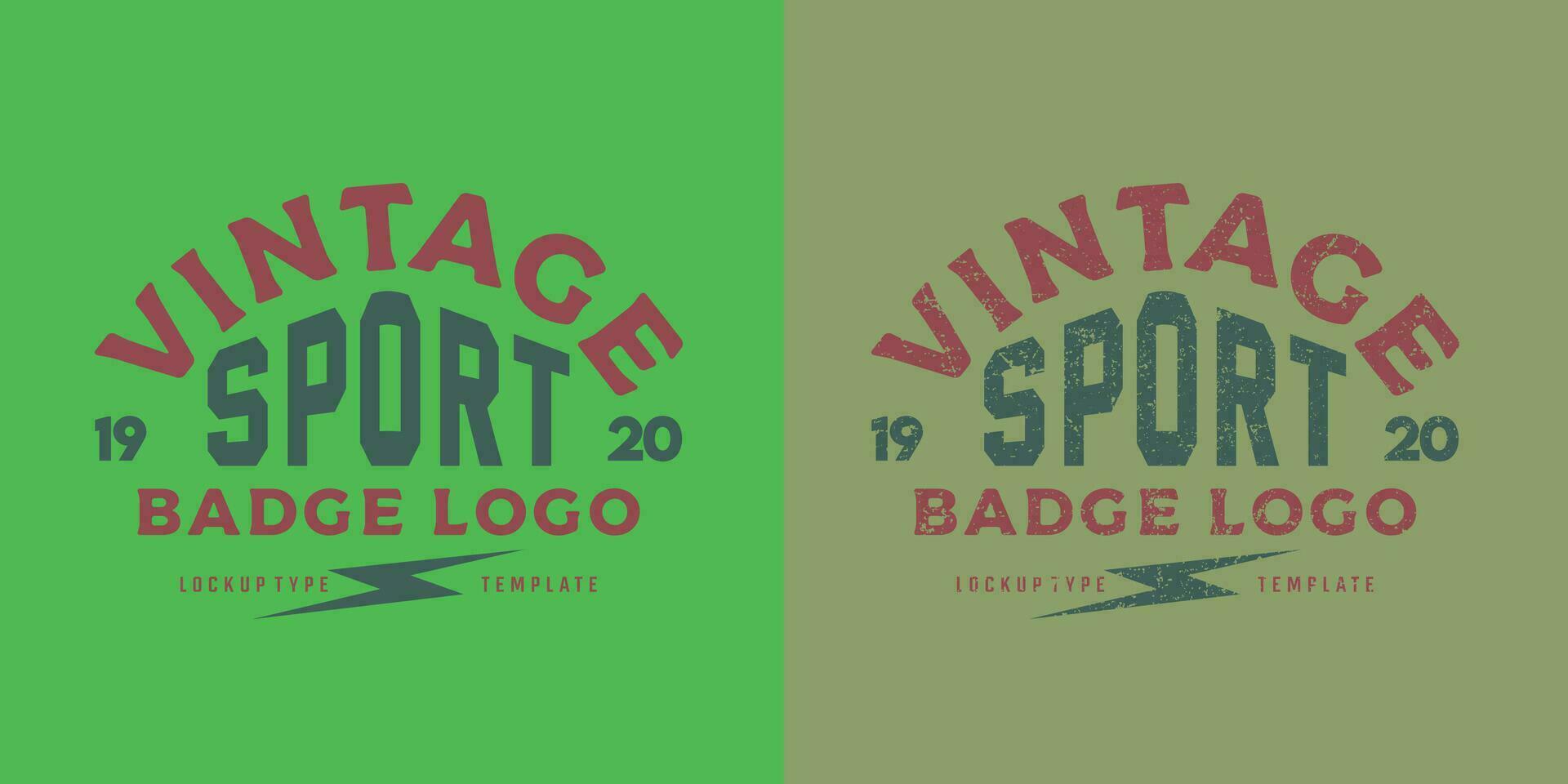 wijnoogst sport insigne logo sjabloon vector