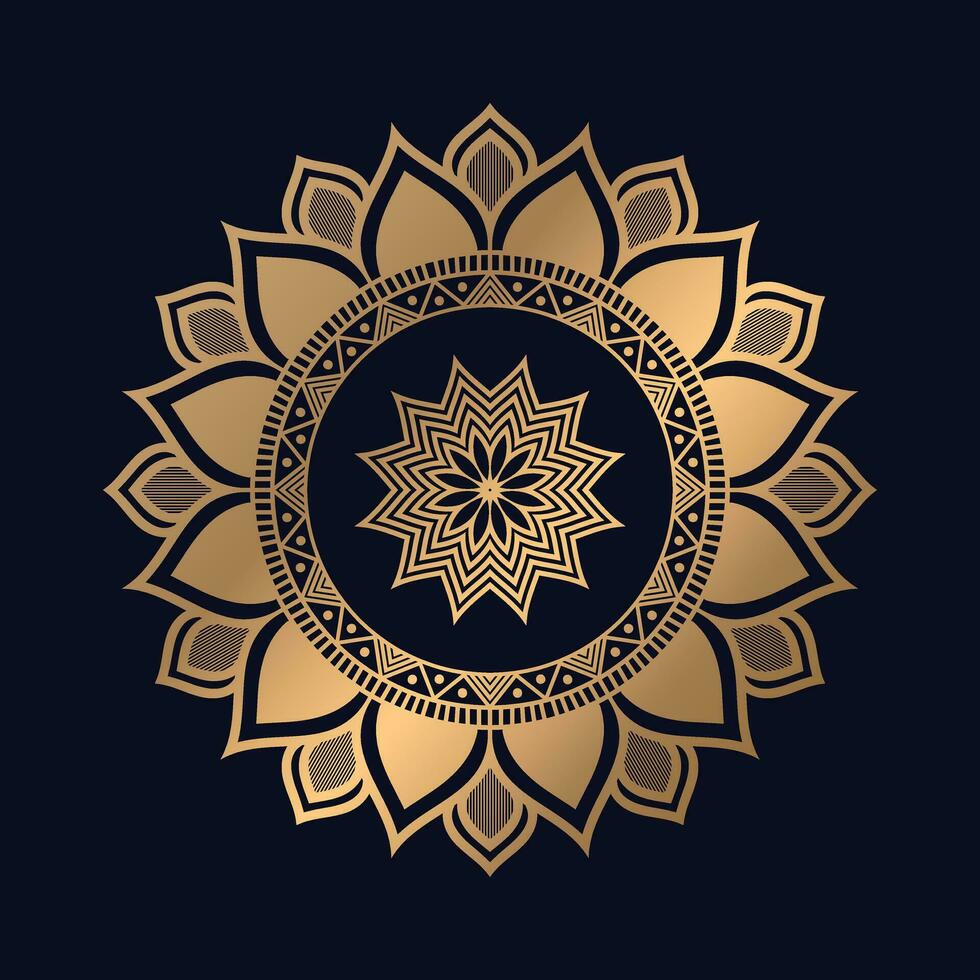 mooi Islamitisch patroon mandala ontwerp vector sjabloon